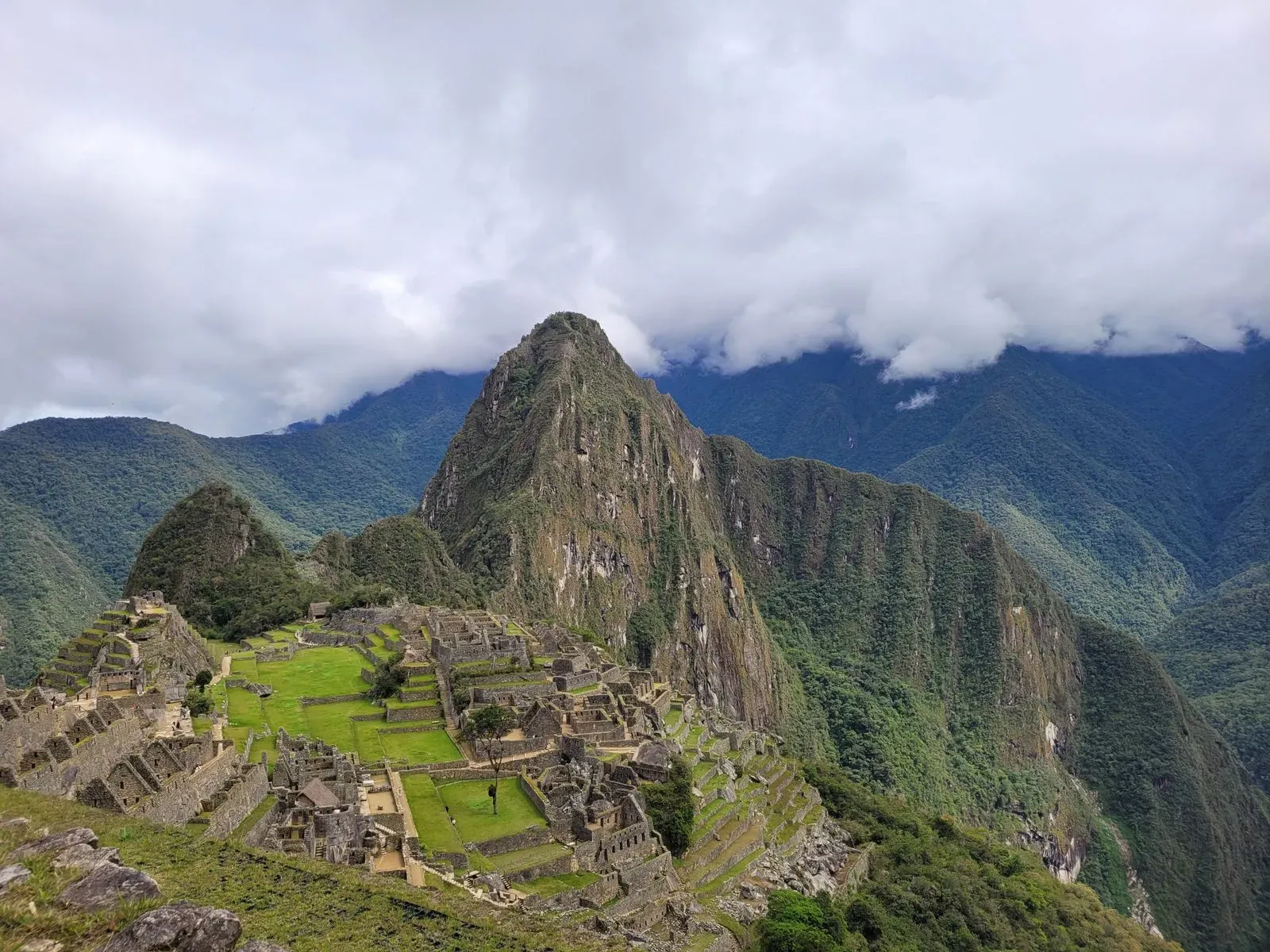 Aerial Machu Picchu