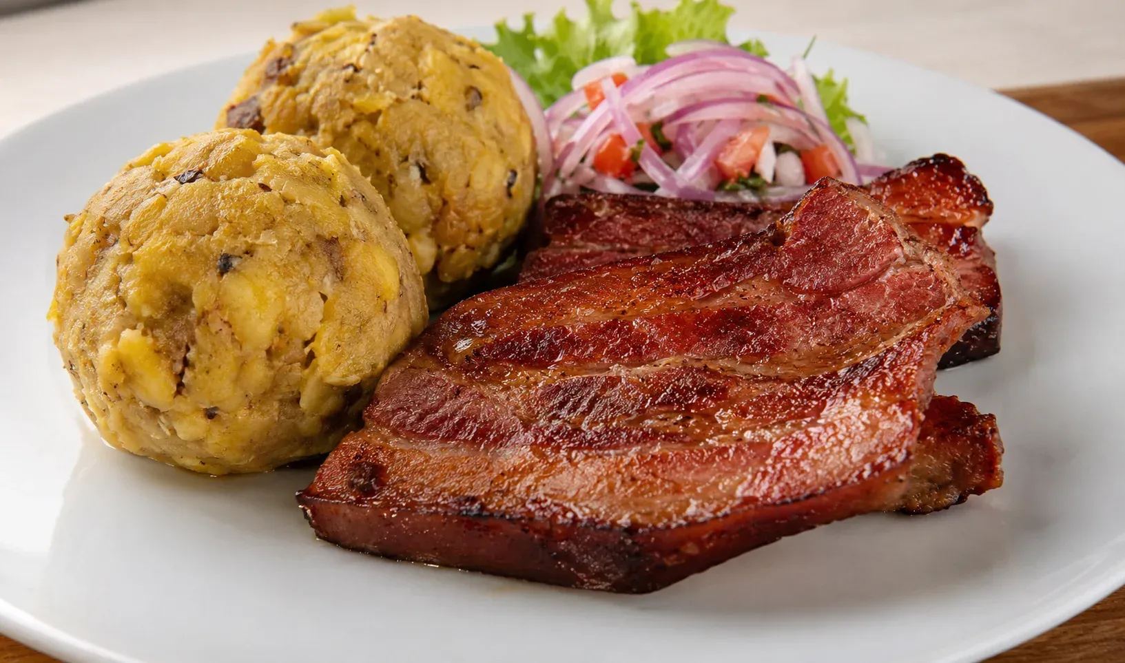 Tacacho con Cecina