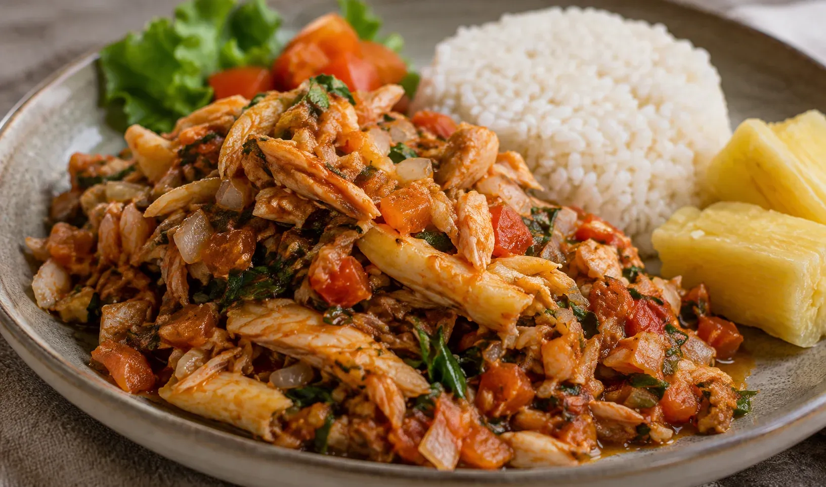 Picadillo de Paiche
